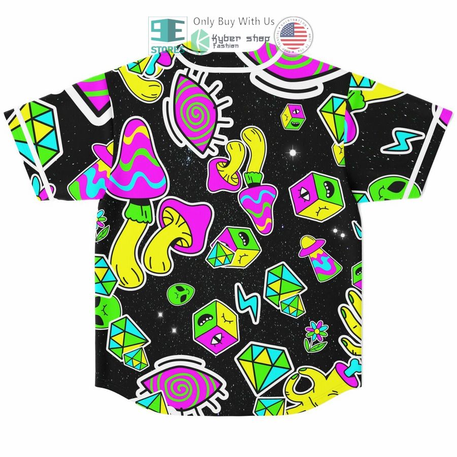 colorful trippy shapes baseball jersey 2 57345