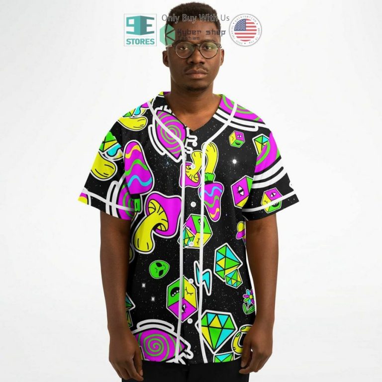 colorful trippy shapes baseball jersey 3 53722