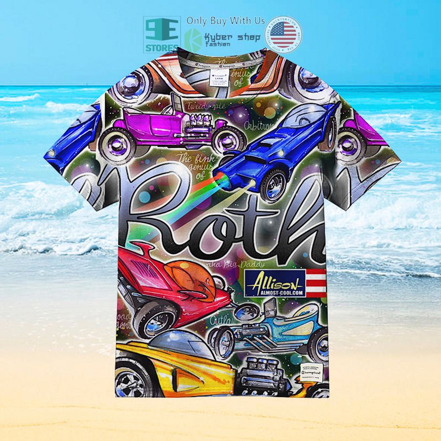 concept car and hot rod art hawaiian shirt 2 53534