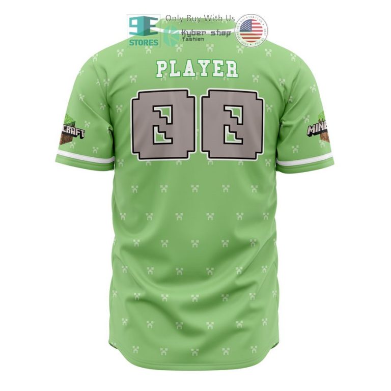 cool minecraft baseball jersey 3 58101