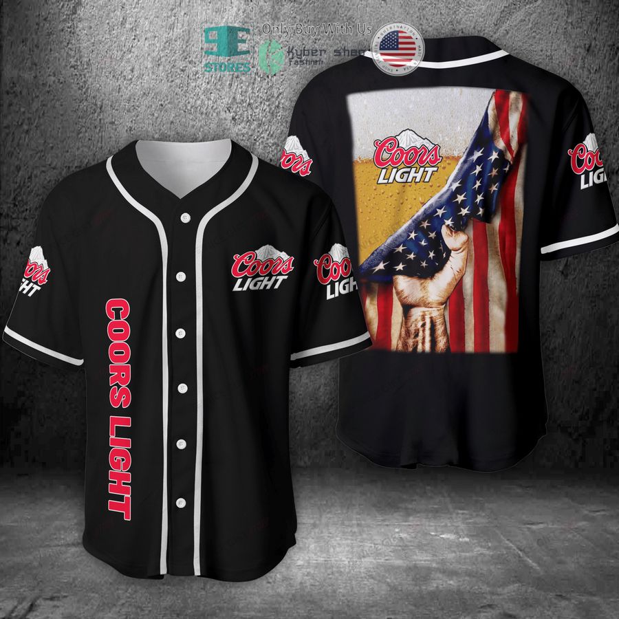 coors light beer united states flag baseball jersey 1 16883