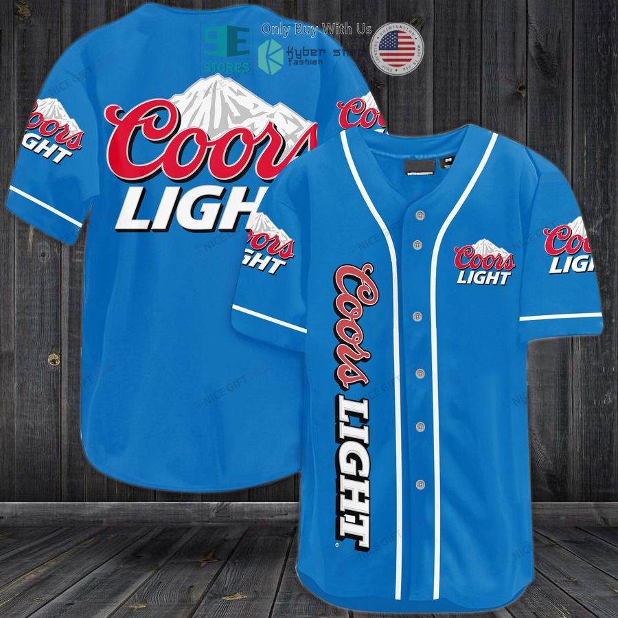 coors light logo baseball jersey 1 99598