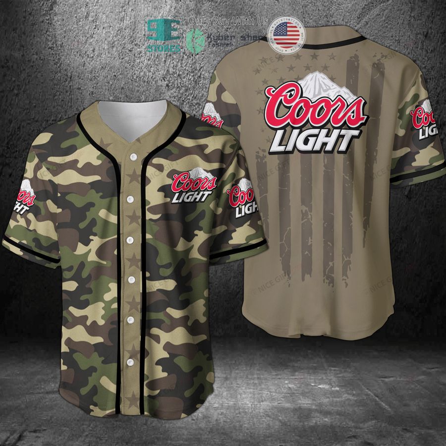coors light united states flag green camo baseball jersey 1 60614