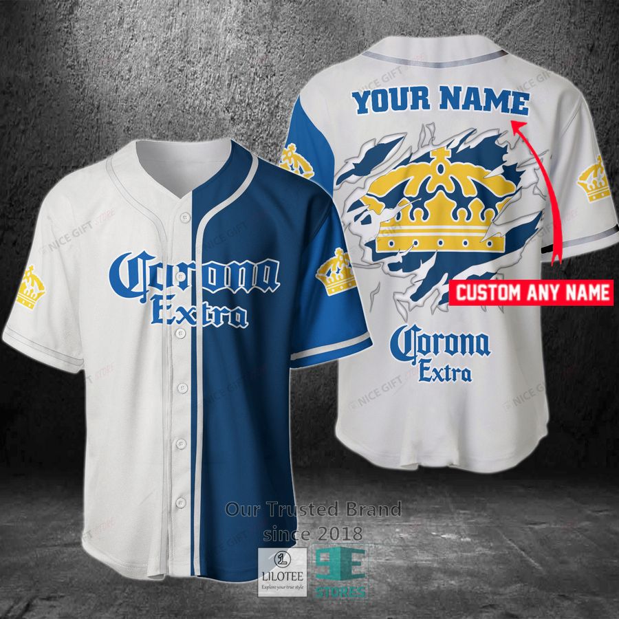 corona extra your name baseball jersey 1 87517