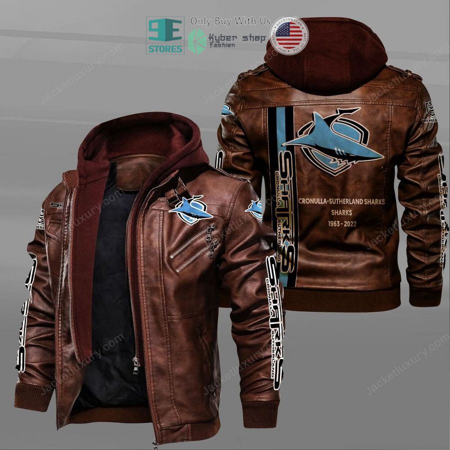 cronulla sharks leather jacket 2 42179