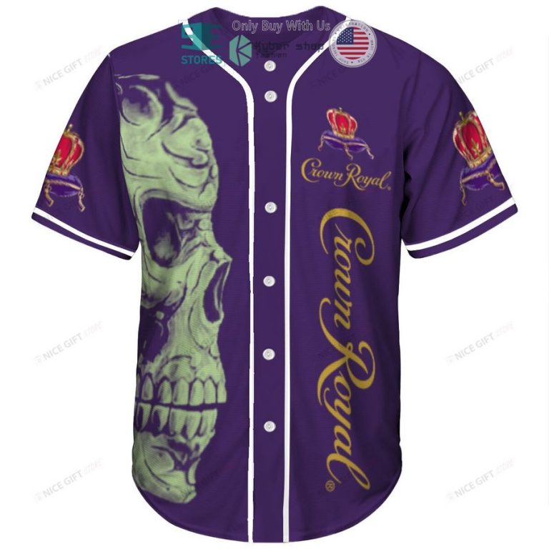 crown royal logo skull purple baseball jersey 2 28337