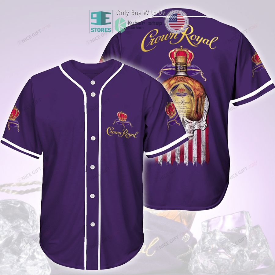 crown royal skull united states flag purple baseball jersey 1 77469