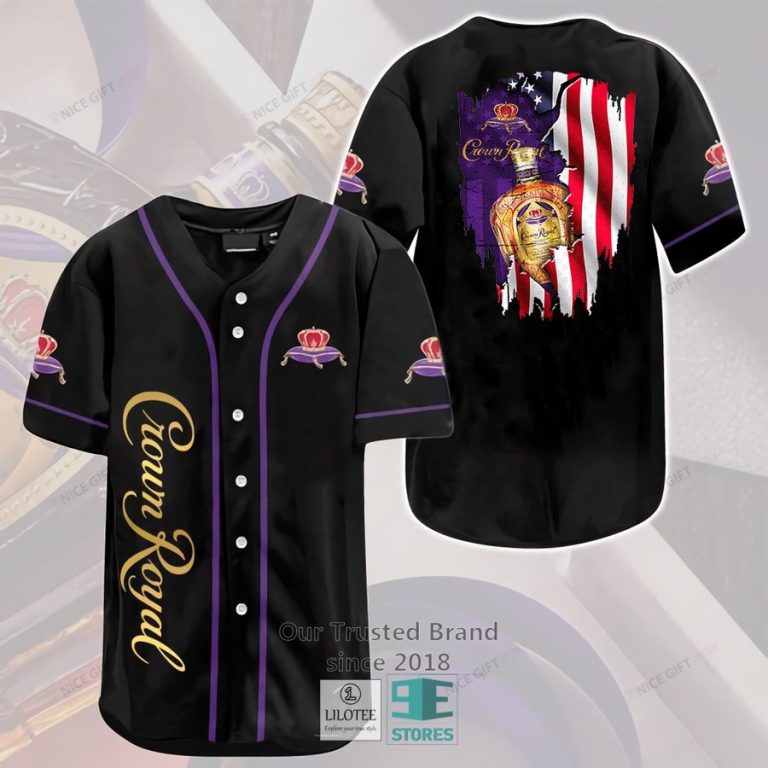 crown royal us flag black baseball jersey 1 40106