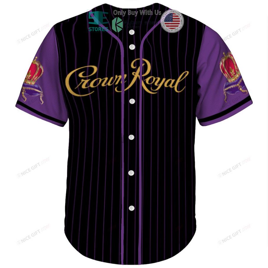 crown royal you laugh i laugh striped baseball jersey 2 47548