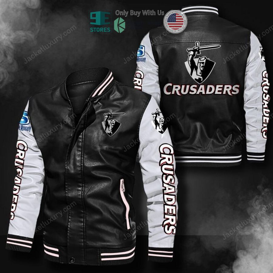 crusaders super rugby leather bomber jacket 1 45935