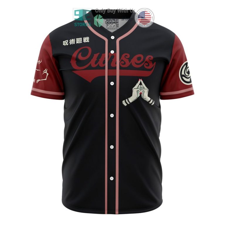 curses sukuna jujutsu kaisen baseball jersey 1 25724