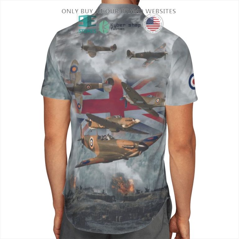 custom name bristish uk supermarine spitfire hawaiian shirt 3 64512