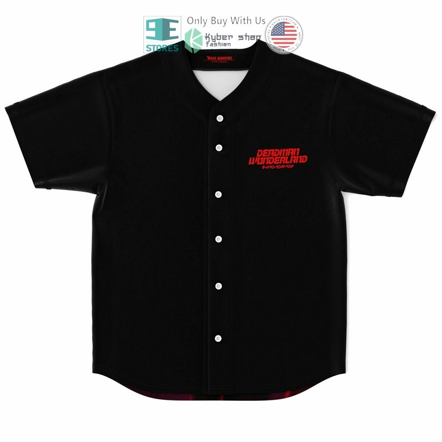 deadman wonderland black baseball jersey 1 6252