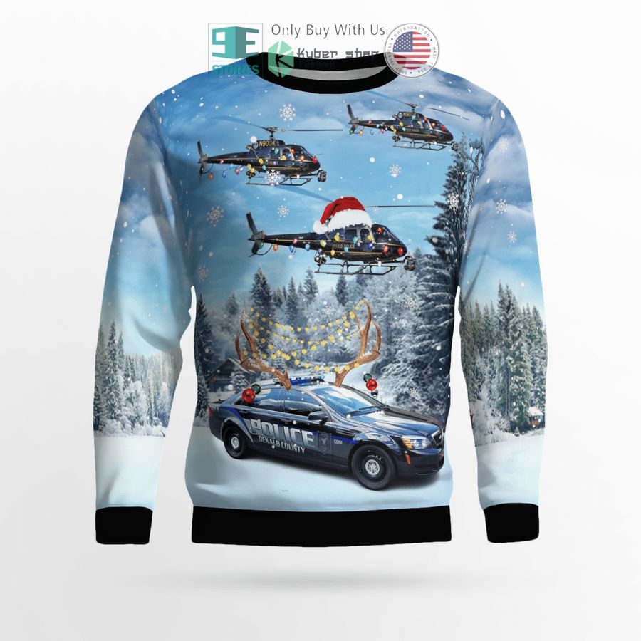 dekalb county police department eurocopter as 350 bs a star helicopter car sweater sweatshirt 2 53849