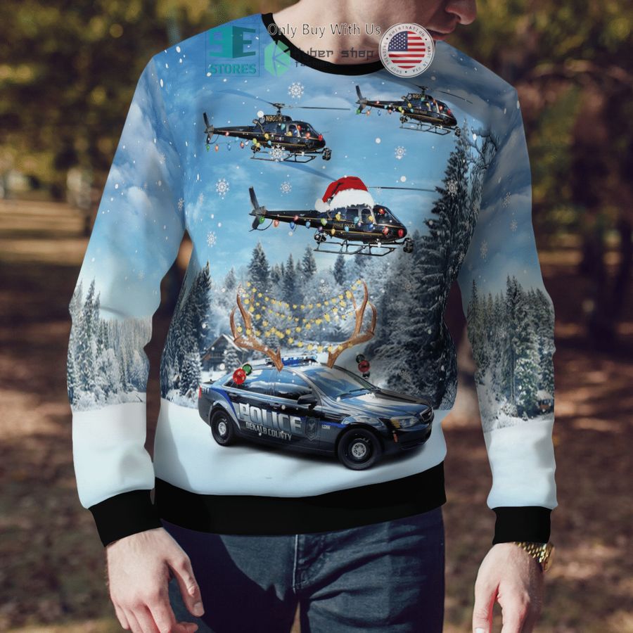 dekalb county police department eurocopter as 350 bs a star helicopter car sweater sweatshirt 4 15384