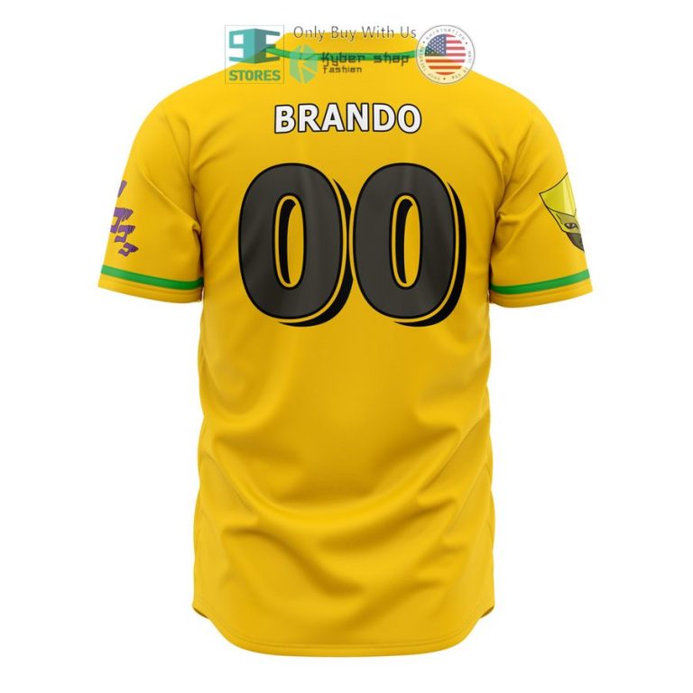 dio jojos bizarre adventure baseball jersey 3 82097