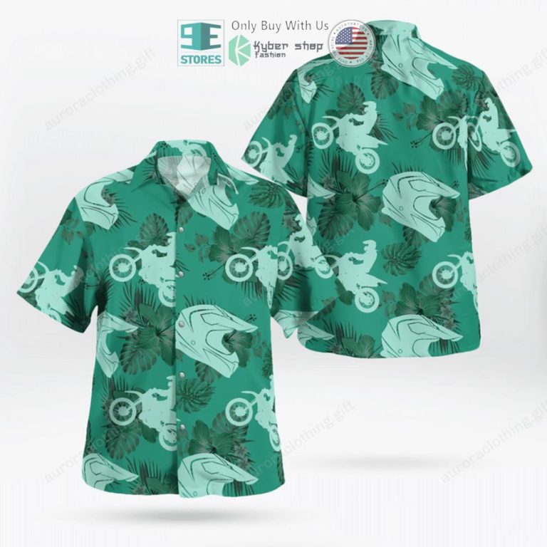 dirt bike motorcycle helmets hawaiian shirt shorts 1 52606