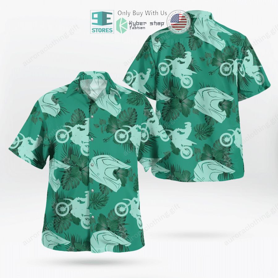dirt bike motorcycle helmets hawaiian shirt shorts 1 52606