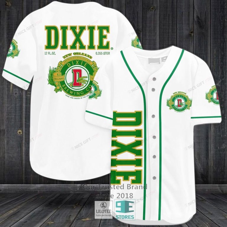 dixie beer baseball jersey 1 12828