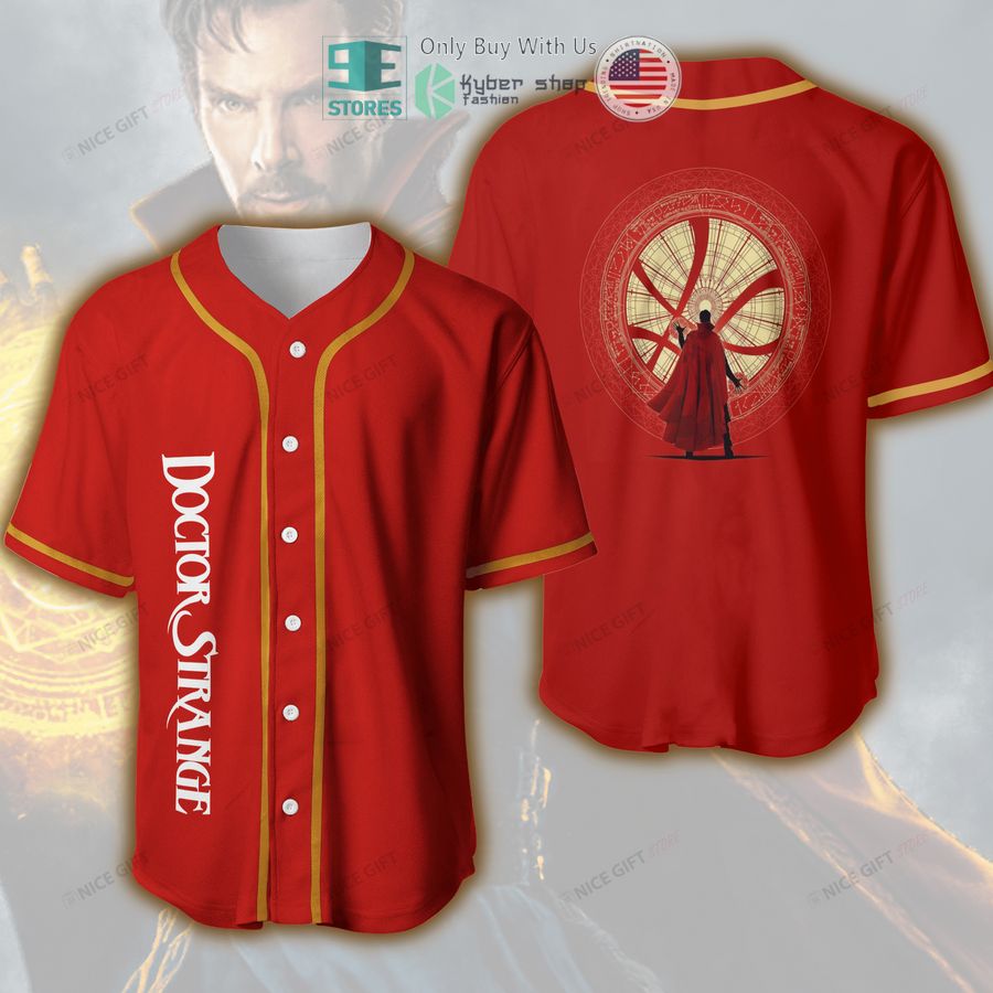 doctor strange red baseball jersey 1 90057