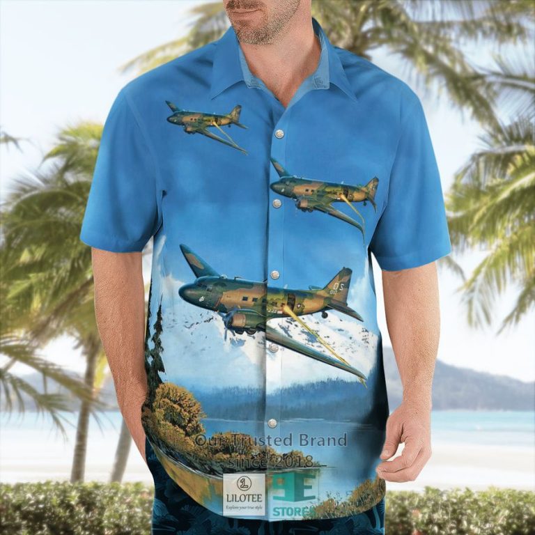 douglas ac 47 spooky kc air show happy labor daynew centurykansas hawaiian shirt 3 60294