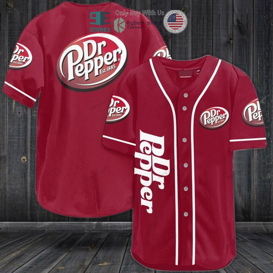 dr pepper logo red baseball jersey 1 46597