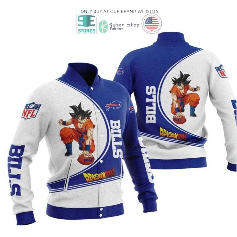 dragon ball son goku buffalo bills white blue 3d shirt hoodie 3 49173