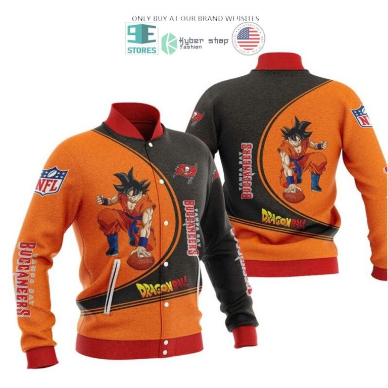 dragon ball son goku tampa bay buccaneers black orange 3d shirt hoodie 3 20796