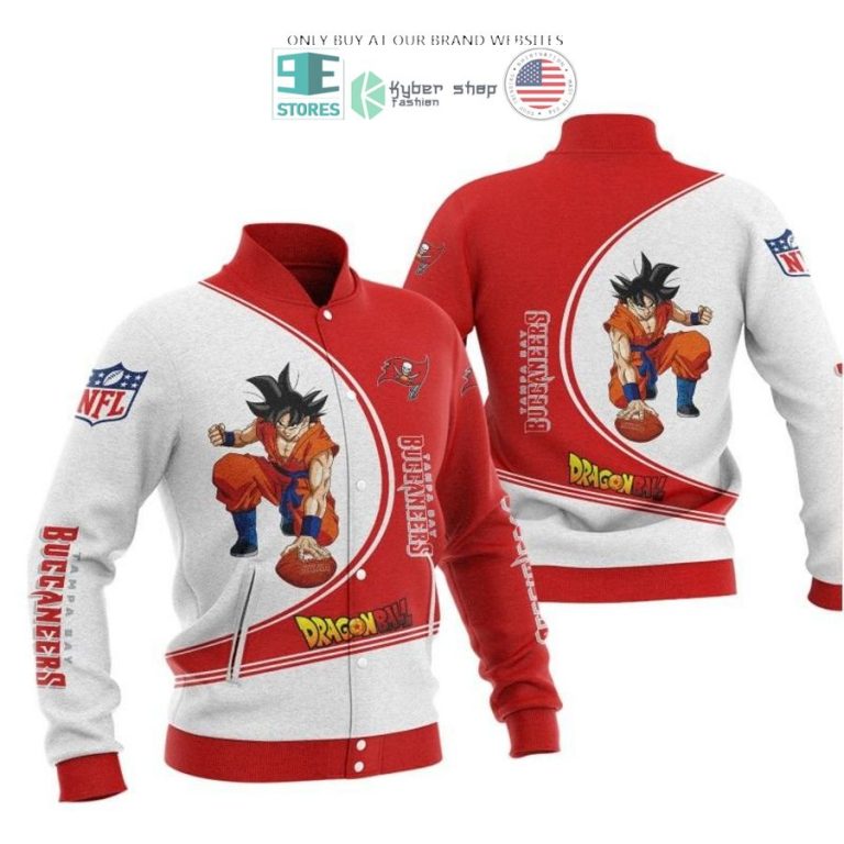 dragon ball son goku tampa bay buccaneers white red 3d shirt hoodie 3 11090