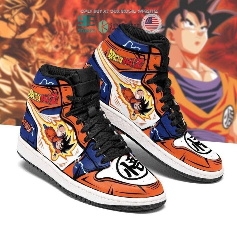 dragon ball z son goku air jordan high top shoes 1 5012