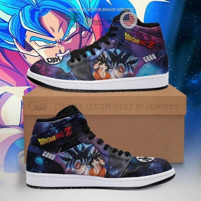 dragon ball z son goku galaxy air jordan high top shoes 3 43066