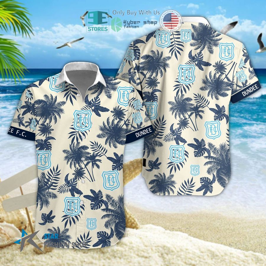 dundee f c logo palm tree hawaiian shirt shorts 1 27643