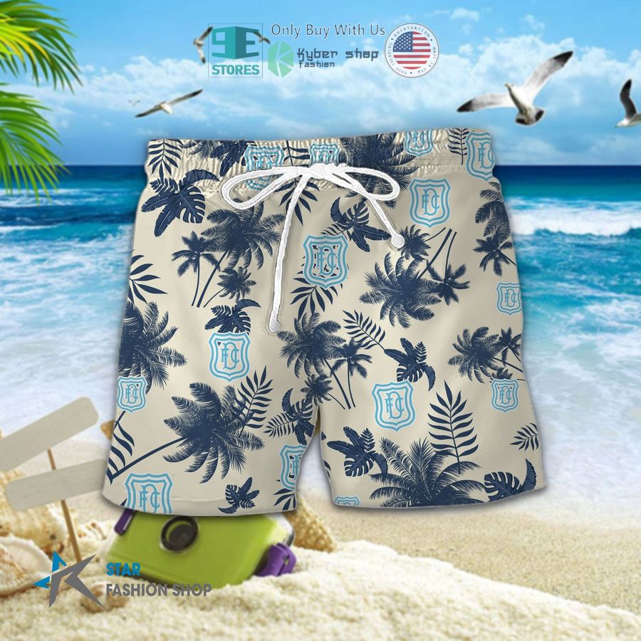 dundee f c logo palm tree hawaiian shirt shorts 2 57557