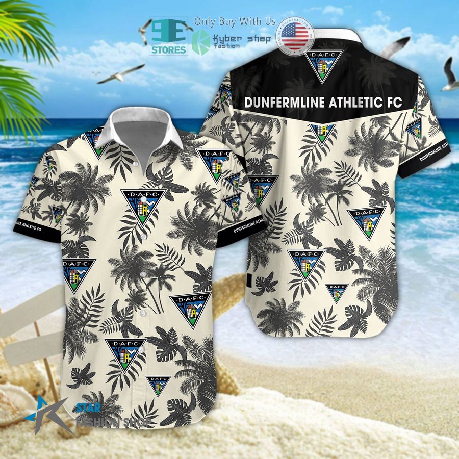 dunfermline athletic f c hawaiian shirt shorts 1 87373