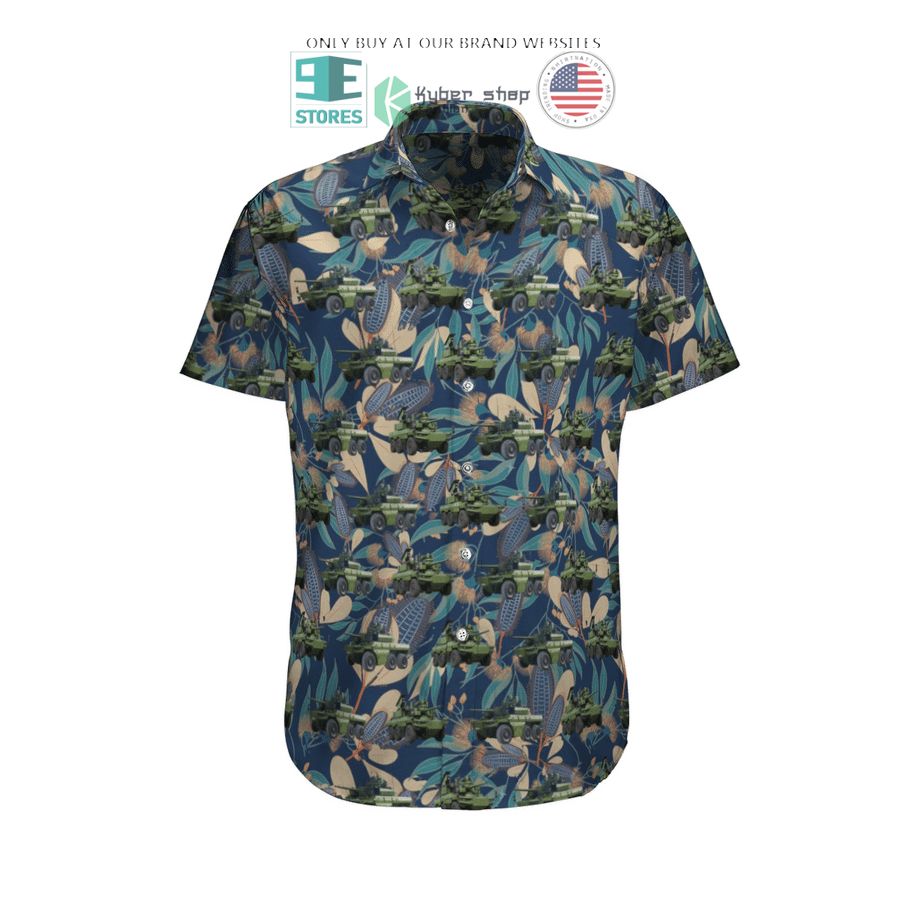 ebrc jaguar french army blue hawaiian shirt shorts 1 26546