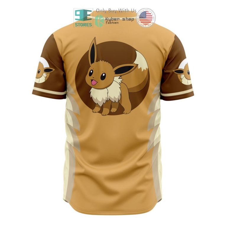 eevee eeveelution pokemon baseball jersey 3 68753