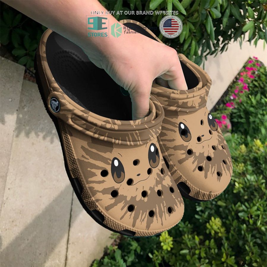 eevee tie dye face crocs crocband shoes 2 44014