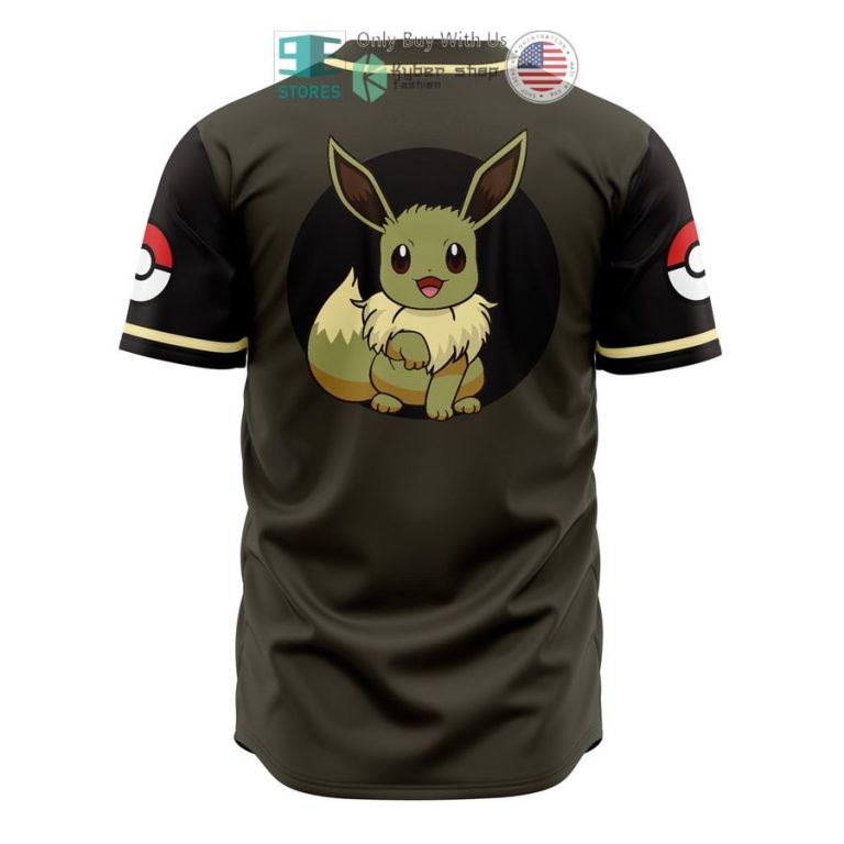 eeveelutions army pokemon baseball jersey 3 19208