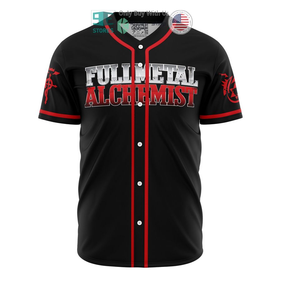 elric full metal alchemist baseball jersey 1 16140