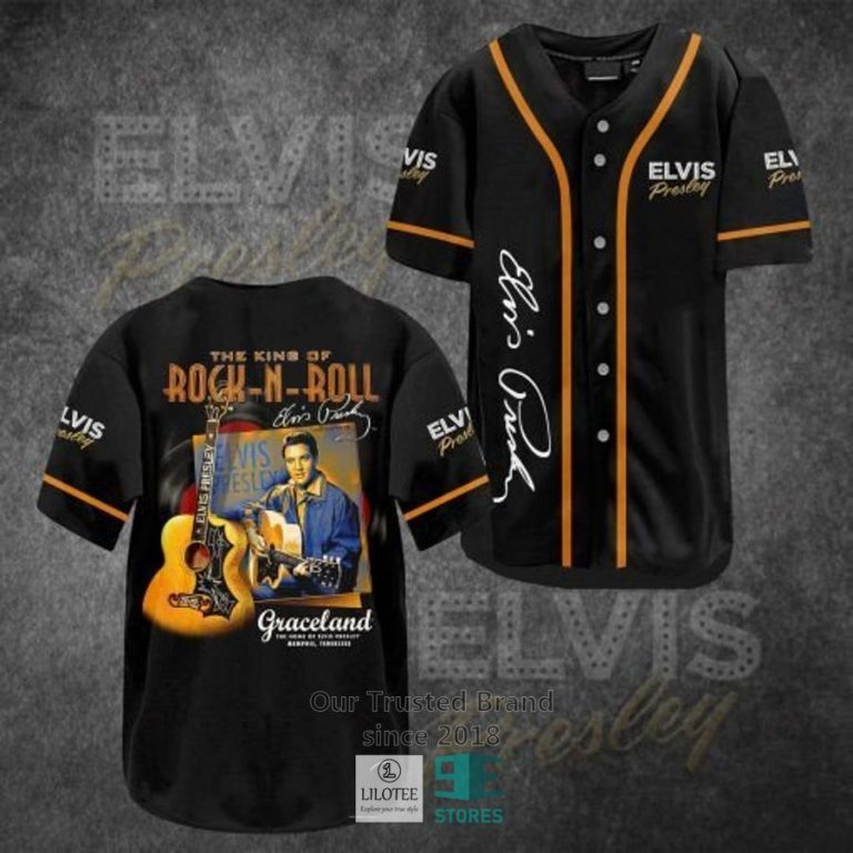 elvis presley rock n roll baseball jersey 1 44525