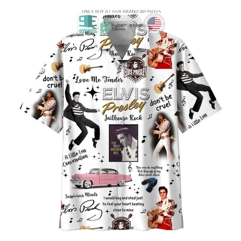 elvis presley songs white hawaiian shirt 1 94612