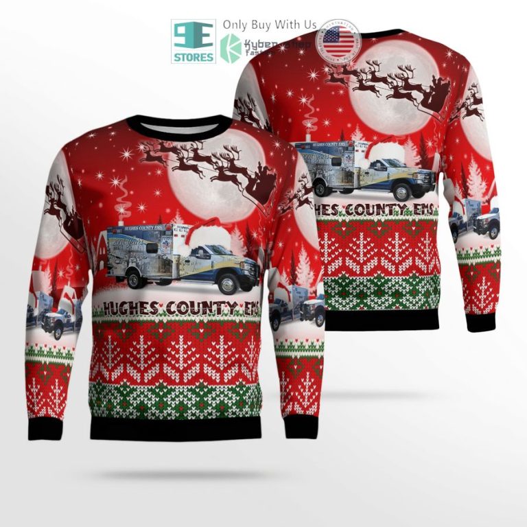 emergency medical service christmas sweater sweatshirt 1 23738