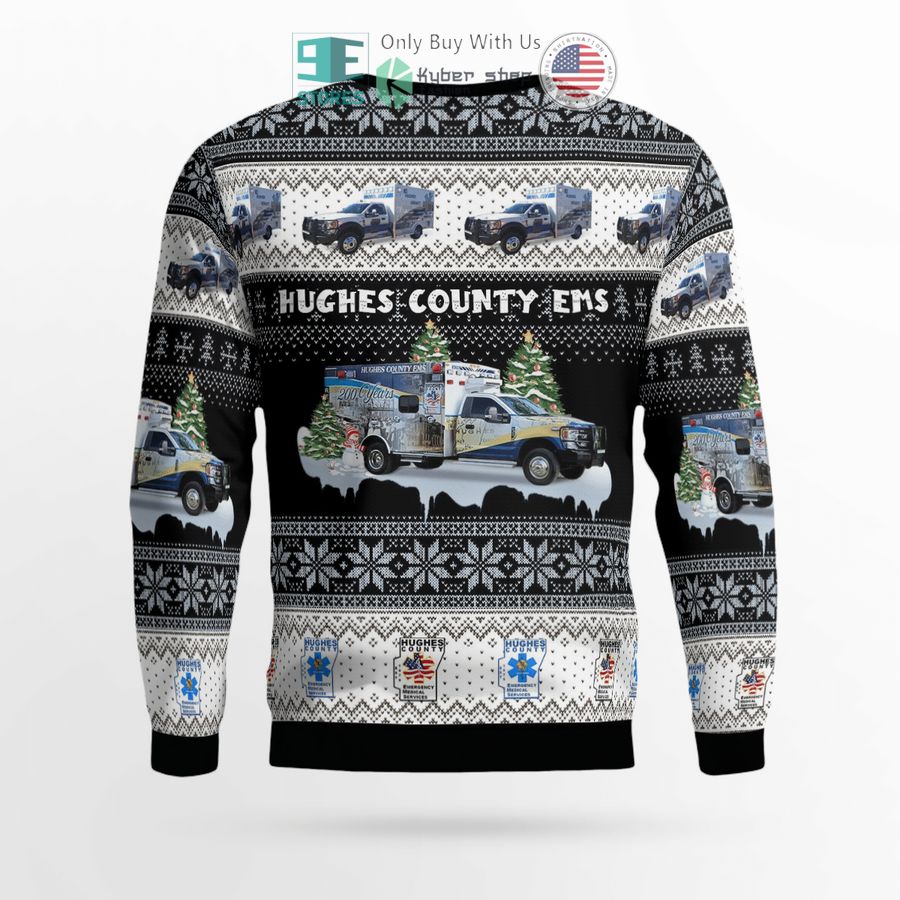 emergency medical service logo christmas sweater sweatshirt 3 43060