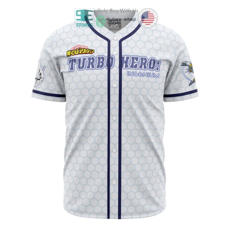 engine ida tenya my hero academia baseball jersey 2 75556