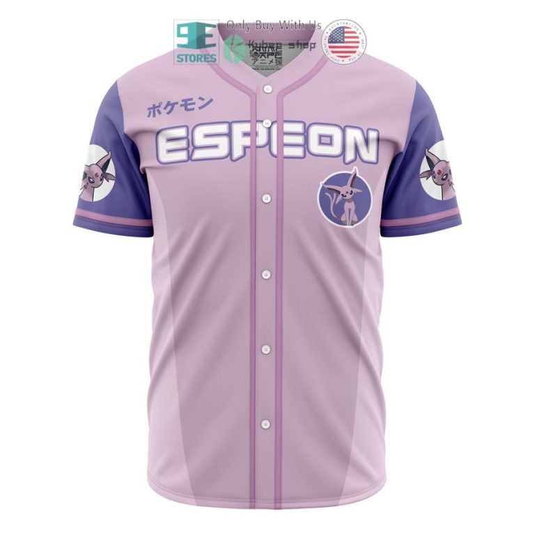 espeon eeveelution pokemon baseball jersey 1 35215