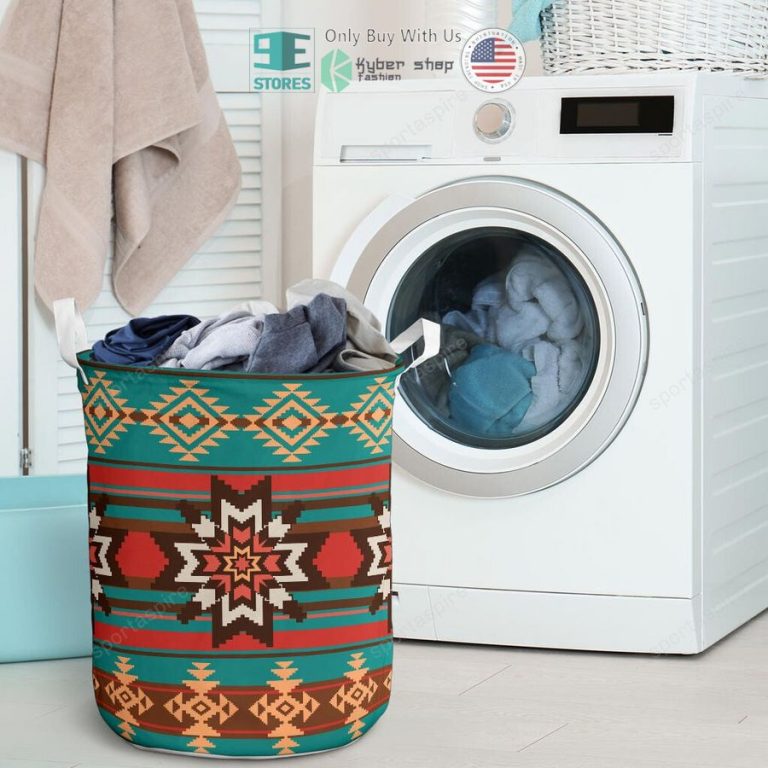 ethnic ornament seamless laundry basket 3 89993