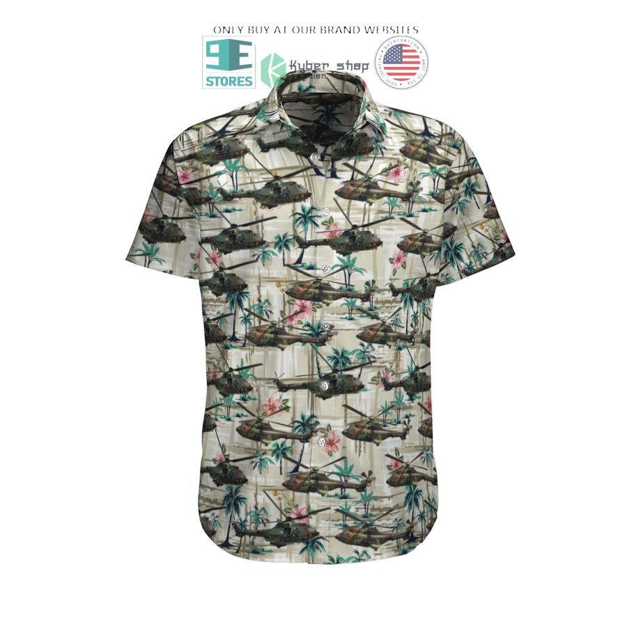 eurocopter cougar french army hawaiian shirt shorts 1 2478
