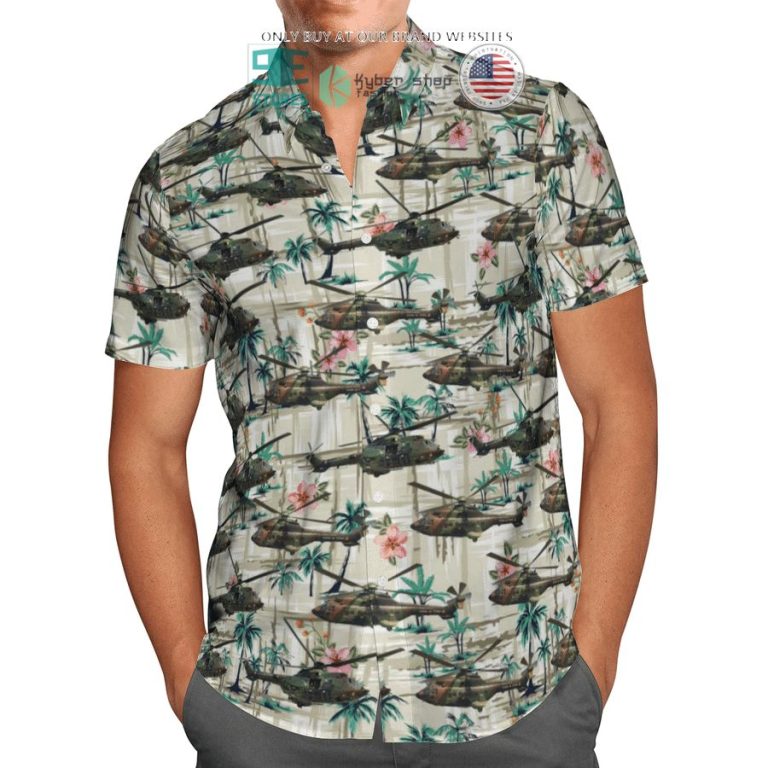 eurocopter cougar french army hawaiian shirt shorts 3 33862