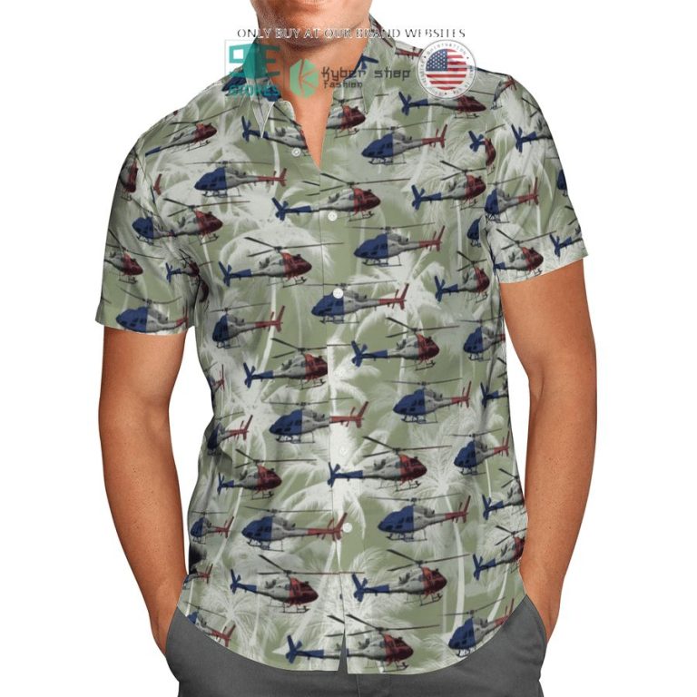 eurocopter fennec french army green hawaiian shirt shorts 3 13494