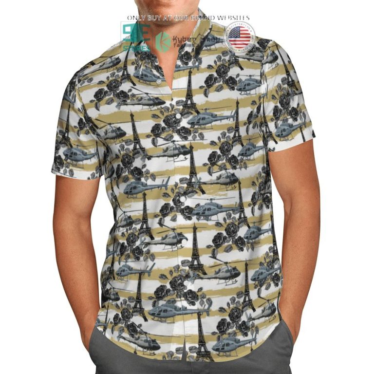 eurocopter fennec french army hawaiian shirt shorts 3 85876